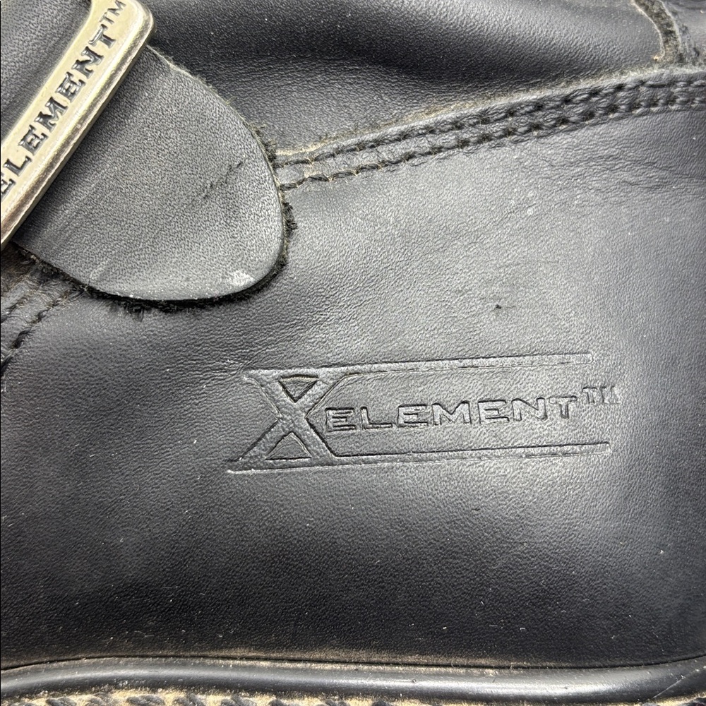 Men’s Element X Size 9 M Black Waterproof Leather Pull On Motorcycle Boots - Picture 8 of 10